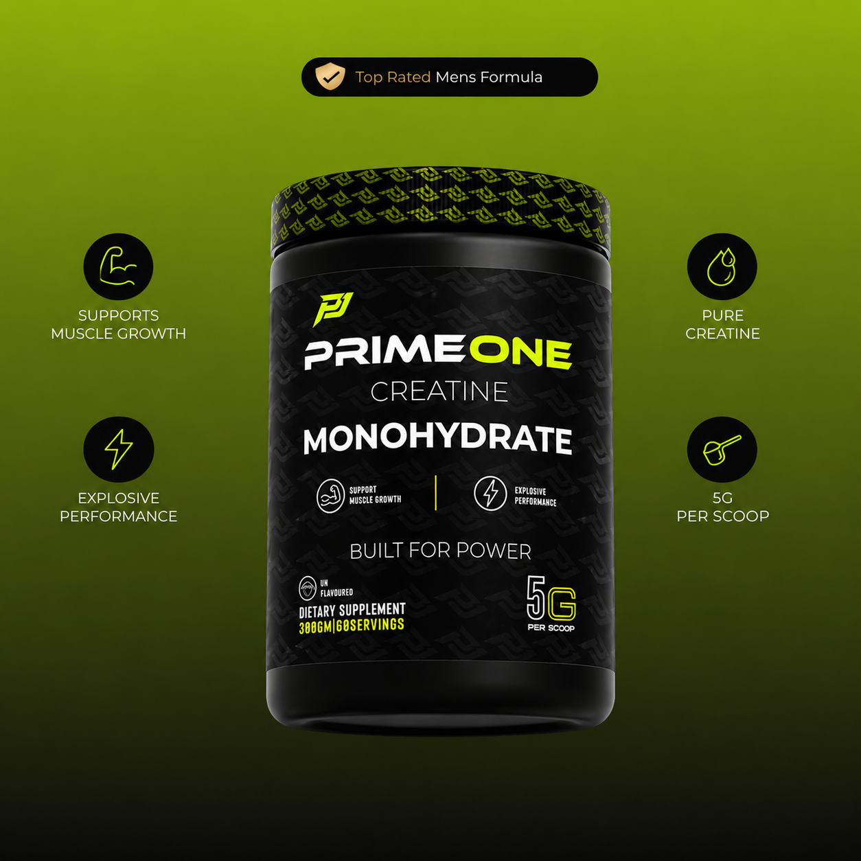 PrimeOne Creatine Monohydrate – 150g