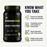 PrimeOne Elite Whey Protein — know what you take