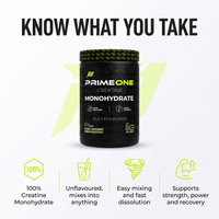 PrimeOne Creatine Monohydrate — know what you take