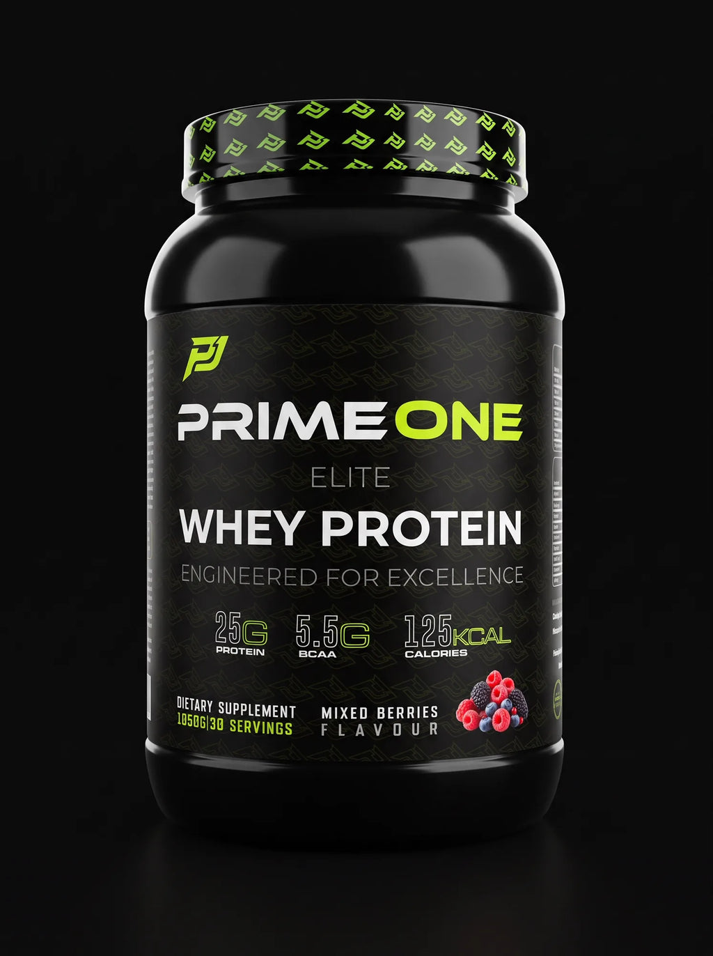 PrimeOne Elite Whey Protein Mixed Berries - front