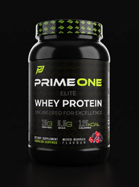 PrimeOne Elite Whey Protein Mixed Berries - front