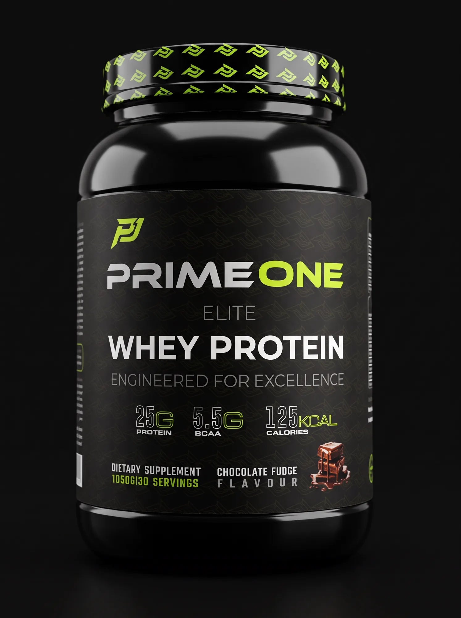 PrimeOne Elite Whey Protein Chocolate Fudge - front